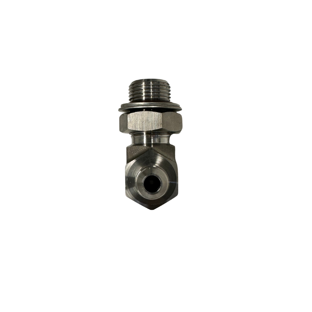 3/8bssp 7/16 jic elbow hydraulic fitting 316 stainless steel