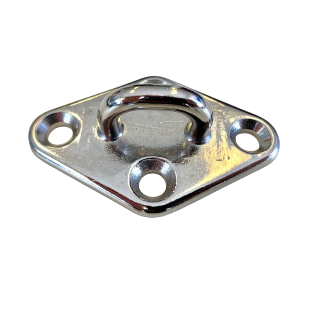 Diamond Pad Eye 90mm 316 Stainless Steel