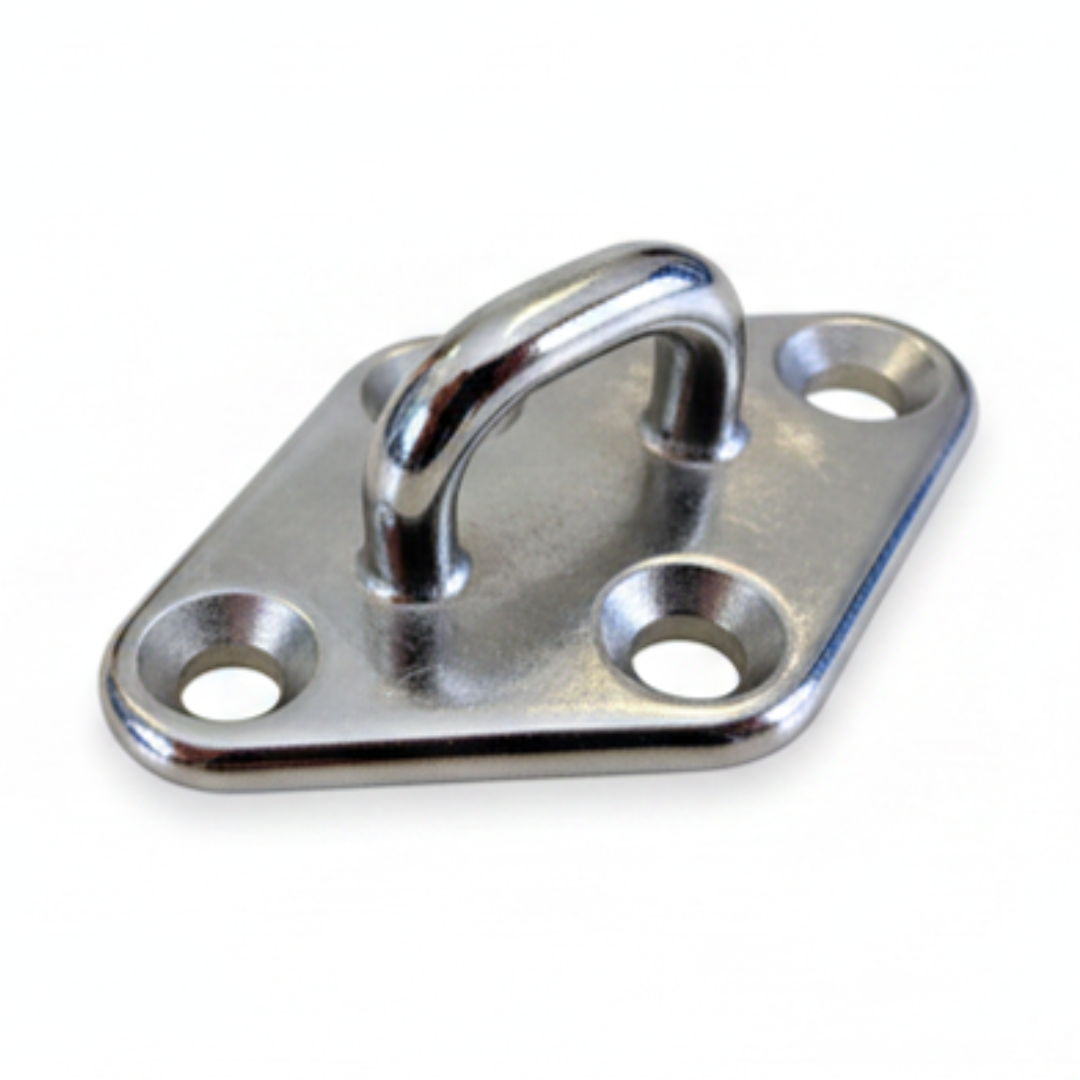 Diamond Pad Eye 90mm 316 Stainless Steel