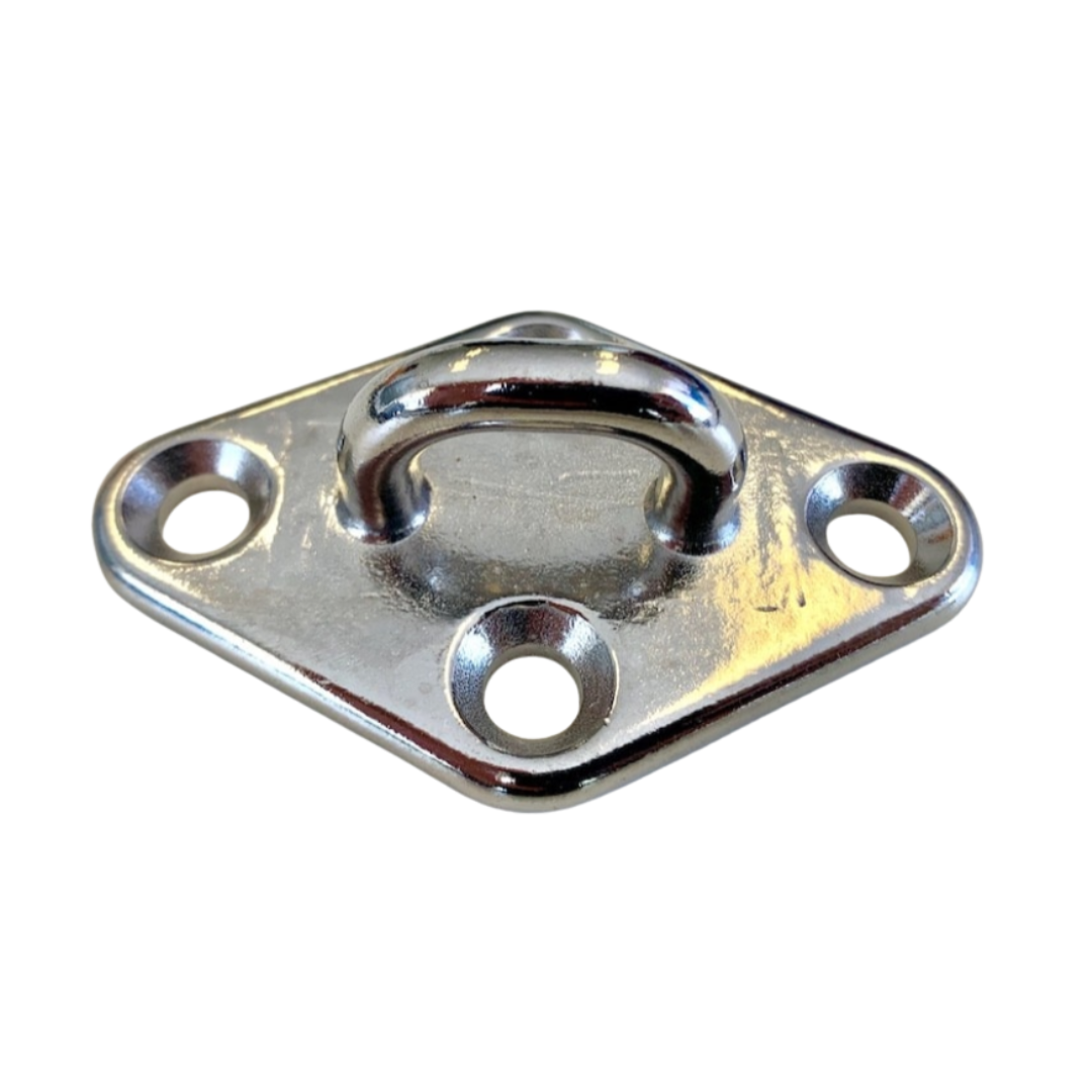 Diamond Pad Eye 90mm 316 Stainless Steel